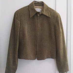 Emanuel Ungaro houndstooth jacket. Petite